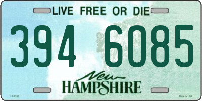 NH license plate 3946085