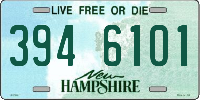 NH license plate 3946101