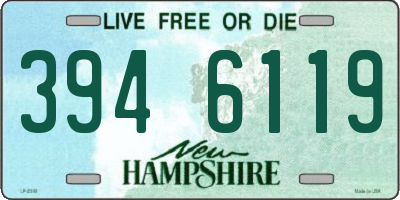 NH license plate 3946119