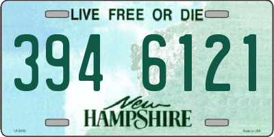 NH license plate 3946121