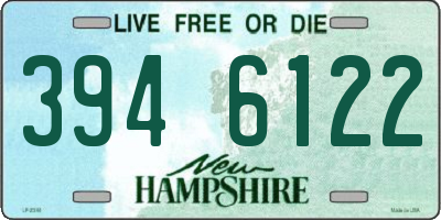 NH license plate 3946122