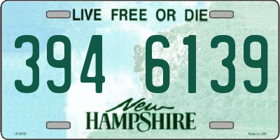 NH license plate 3946139