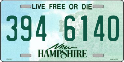 NH license plate 3946140