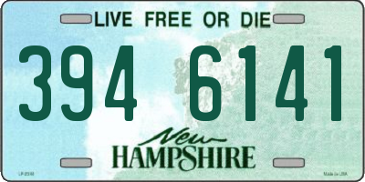 NH license plate 3946141