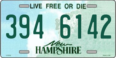 NH license plate 3946142