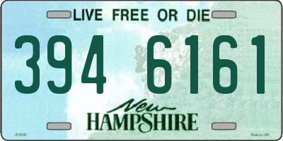 NH license plate 3946161