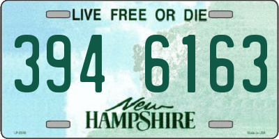 NH license plate 3946163