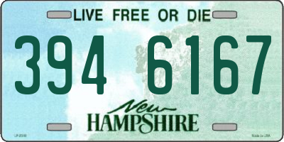 NH license plate 3946167