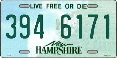 NH license plate 3946171