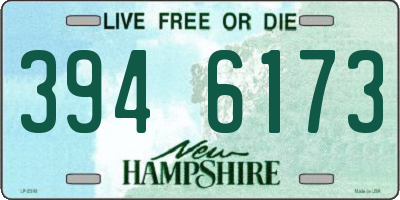 NH license plate 3946173