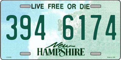 NH license plate 3946174