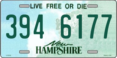 NH license plate 3946177