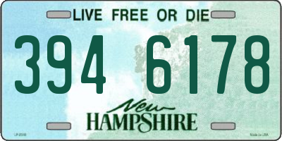 NH license plate 3946178