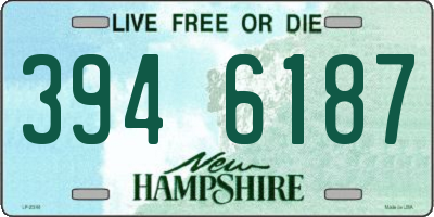 NH license plate 3946187