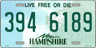 NH license plate 3946189