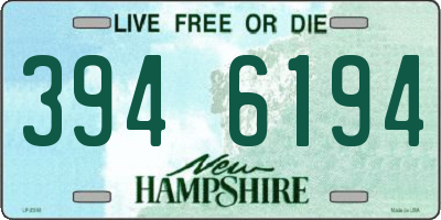 NH license plate 3946194