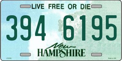 NH license plate 3946195