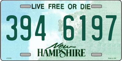 NH license plate 3946197