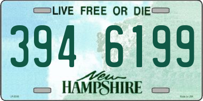 NH license plate 3946199