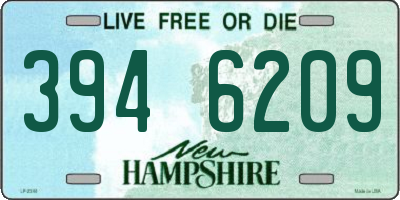 NH license plate 3946209