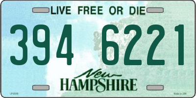 NH license plate 3946221