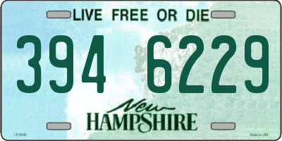 NH license plate 3946229