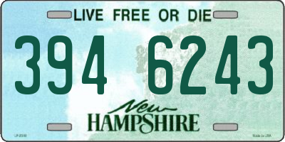 NH license plate 3946243