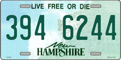 NH license plate 3946244