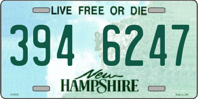 NH license plate 3946247