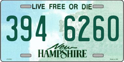NH license plate 3946260