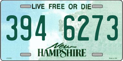NH license plate 3946273