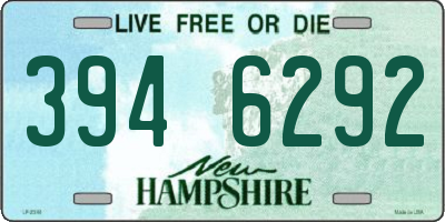 NH license plate 3946292