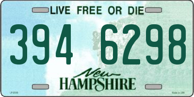 NH license plate 3946298