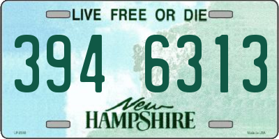 NH license plate 3946313
