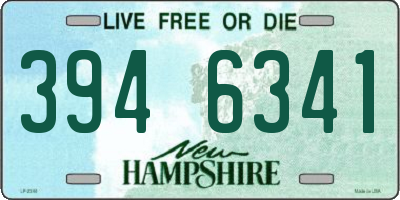 NH license plate 3946341