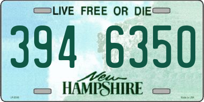 NH license plate 3946350