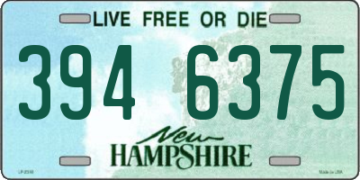 NH license plate 3946375