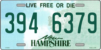 NH license plate 3946379