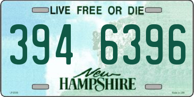 NH license plate 3946396