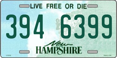 NH license plate 3946399