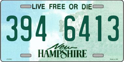 NH license plate 3946413