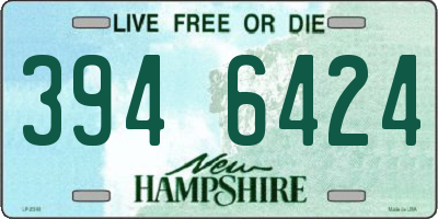 NH license plate 3946424