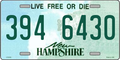 NH license plate 3946430