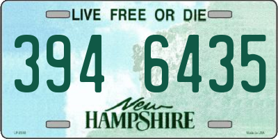 NH license plate 3946435