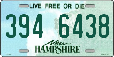 NH license plate 3946438