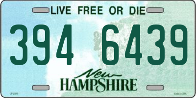 NH license plate 3946439