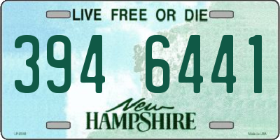 NH license plate 3946441