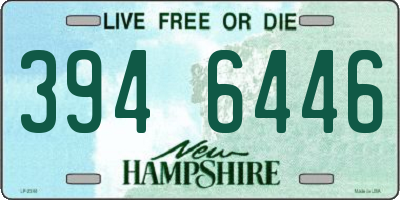 NH license plate 3946446