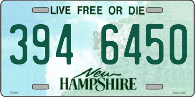 NH license plate 3946450