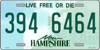 NH license plate 3946464
